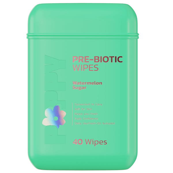 Poppy Pre-Biotic Wipes 40un